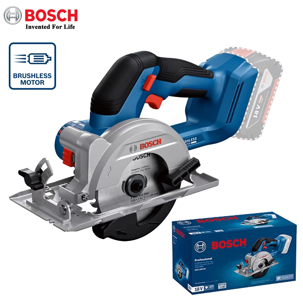 Woodworking Cutting Tools - เลื่อยวงเดือนไร้สาย Bosch รุ่น GKS18V-44 สำหรับงานไม้ในครัวเรือน ขนาด