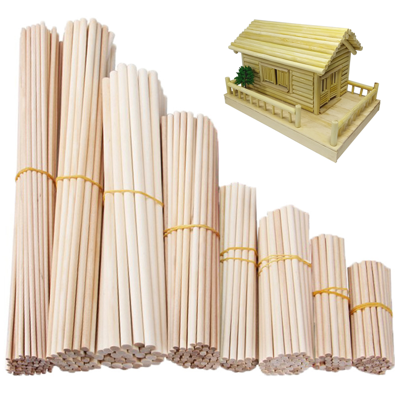 Woodworking Class - รอบไม้สำหรับหัตถกรรมอาหาร Ice Lollies และรุ่นทำเค้ก Dowel DIY