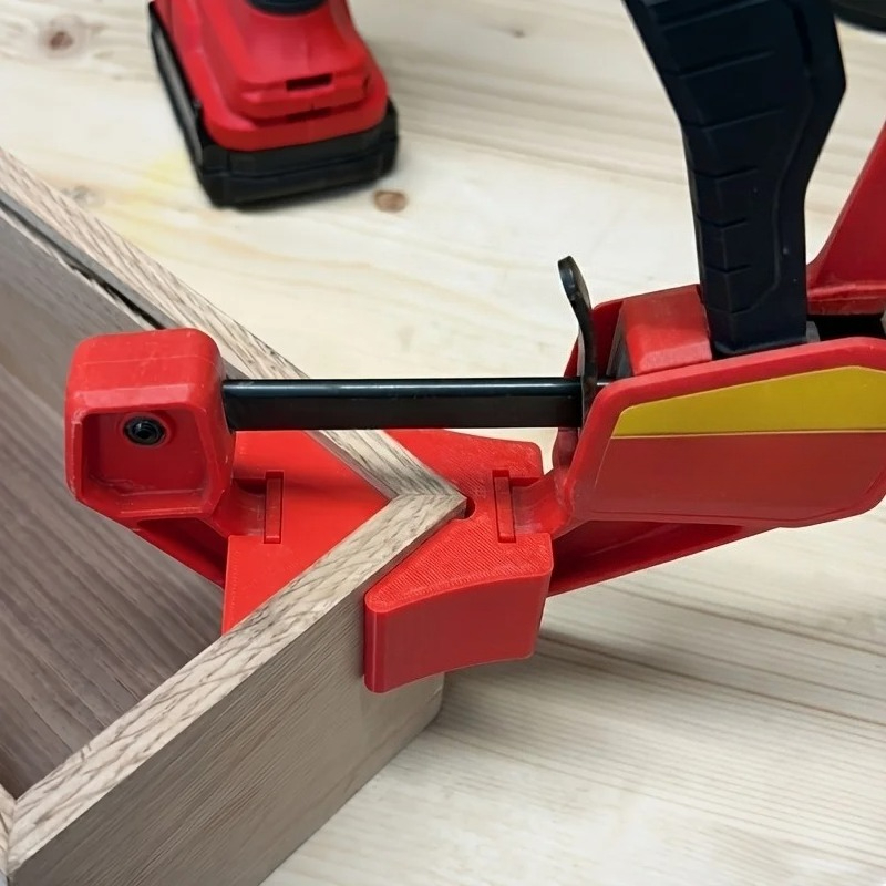 Woodworking Clamp - อะแดปเตอร์ปรับมุมแบบหนีบเร็ว ใช้ได้กับซีรีส์ 2026 ด้ามจับแบบมุมฉากสำหรับงานไม้