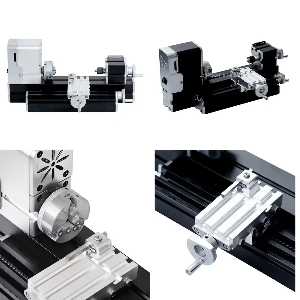 Woodworking Lathe - เครื่องกลึงโลหะขนาดเล็ก ZRCC01060 อุปกรณ์การศึกษา เครื่องมือ DIY งานไม้