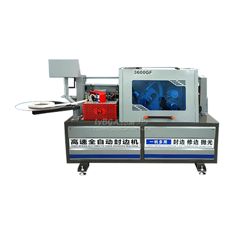 Woodworking Edge - เครื่องติดขอบไม้แบบสองรูปทรง สำหรับงานไม้แบบกำหนดเอง ใช้สำหรับติดกาวและจัดตำแหน่งแผงด้านหน้าและด้านหลังของตู้เฟอร์นิเจอร์ อุปกรณ์สำหรับการผลิตจำนวนมาก
