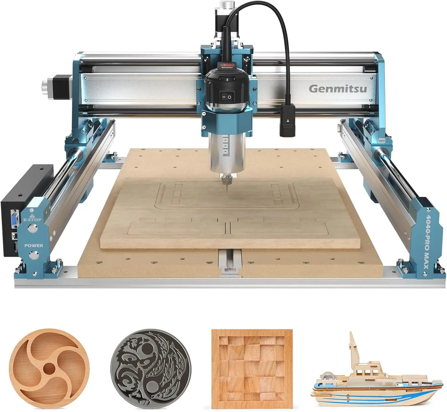 Woodworking Jobs - เครื่องเซาะร่อง CNC SainSmart Genmitsu 4040-PRO MAX,