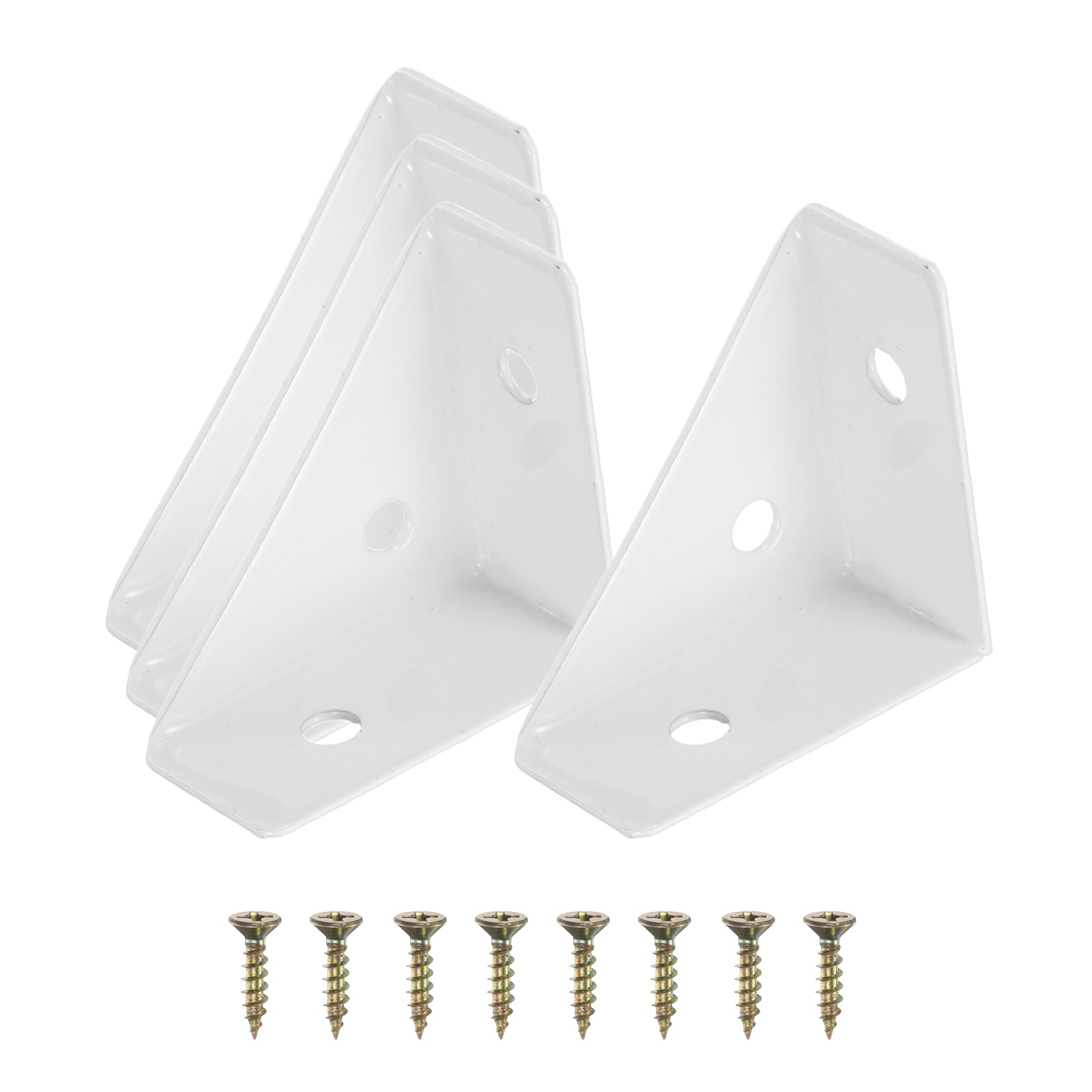 Woodworking X Brace - เหล็กฉากยึดมุม 4 ชิ้น ขนาด 38 มม.