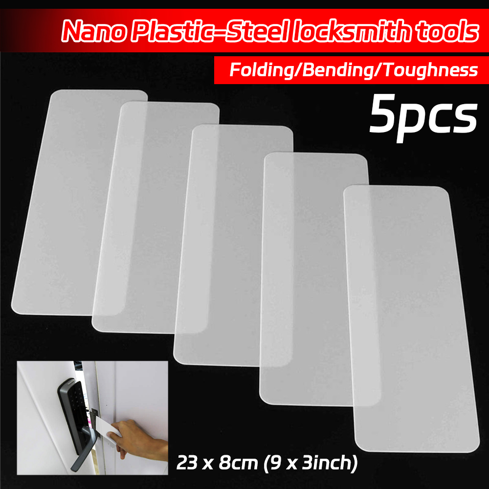 Card Scraper Steel - 5Pcs การ์ด Pry เปิด Scraper 230x80