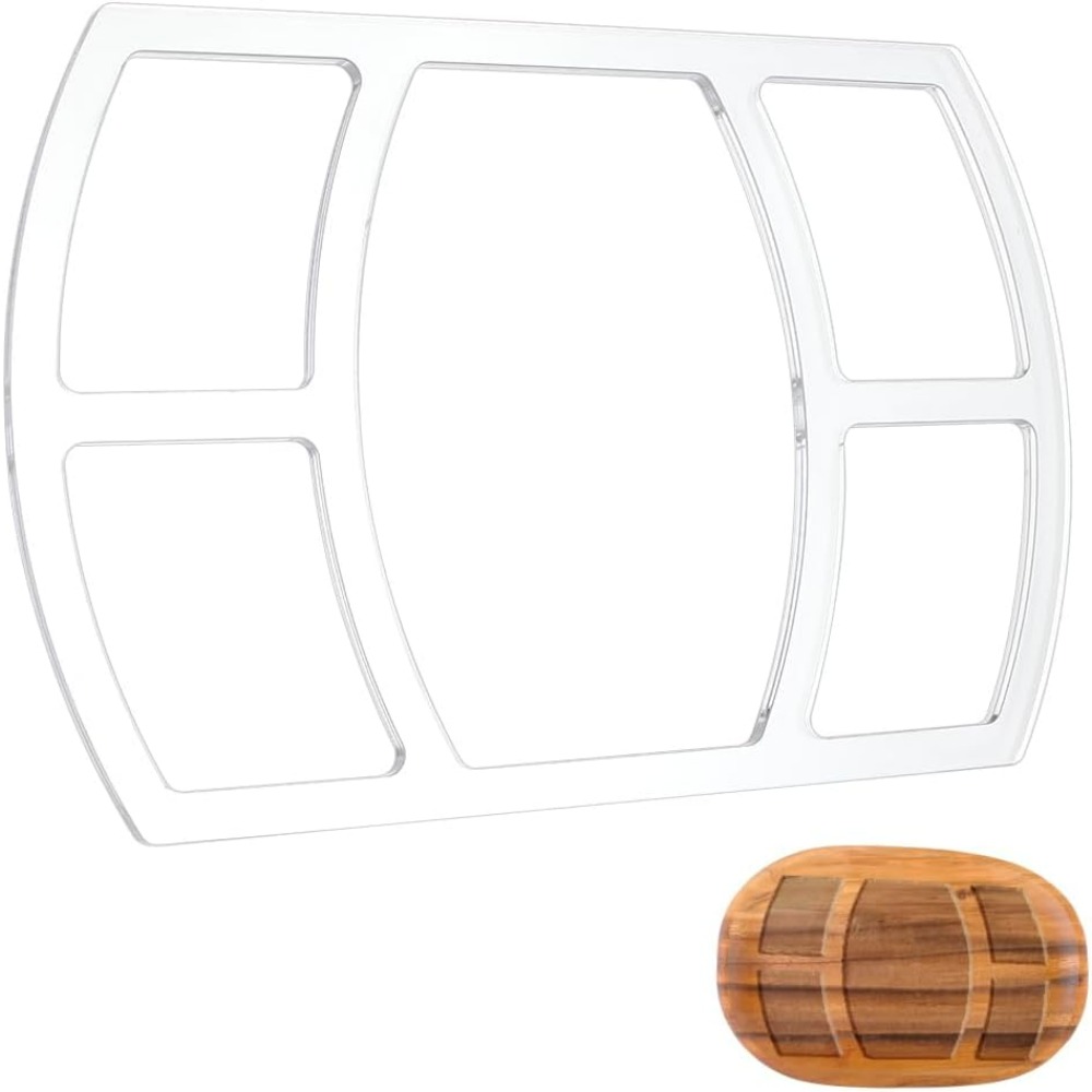 Woodworking Shops - แม่แบบเราเตอร์สำหรับงานไม้ 5 Pocket Valet Tray รูปทรงสี่เหลี่ยมผืนผ้า