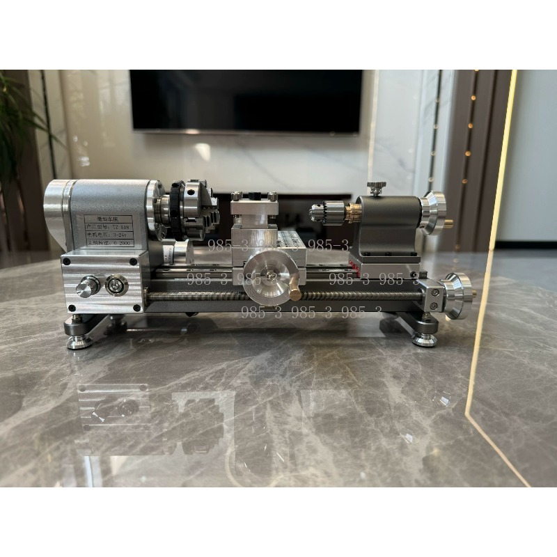 Woodworking Lathe - เครื่องกลึงโลหะขนาดเล็กแบบตั้งโต๊ะ ความแม่นยำสูง สำหรับงาน DIY กลึงขนาดจิ๋ว เหมาะสำหรับงานทำนาฬิกา