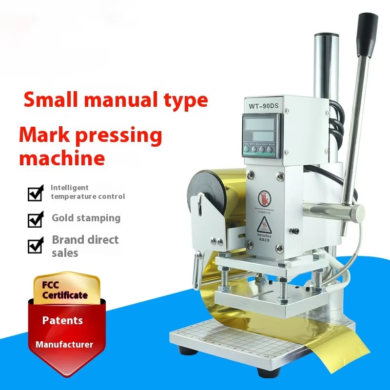 Woodworking Logos - ฟอยล์ร้อนเครื่องปั๊ม 300W หนัง Handhold กระดาษหัตถกรรมทองแดงแม่พิมพ์แสตมป์ Embossers