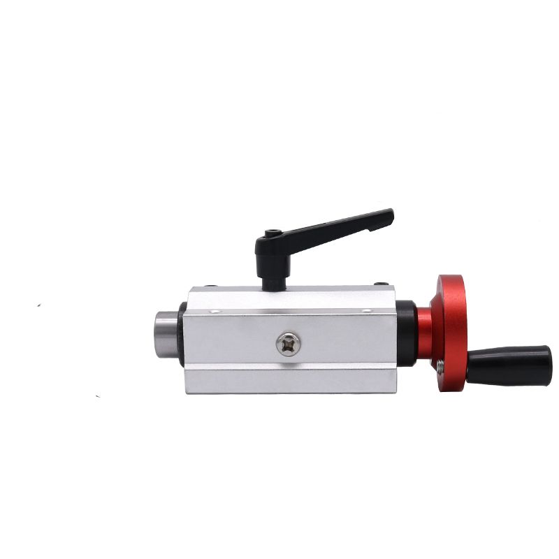 Woodworking Lathe - เครื่องกลึงไม้ขนาดเล็กแบบหัวหมุนได้ พร้อมหัวจับแบบยืดหดได้ หัวจับแบบปลายกลมและปลายดอกพลัม