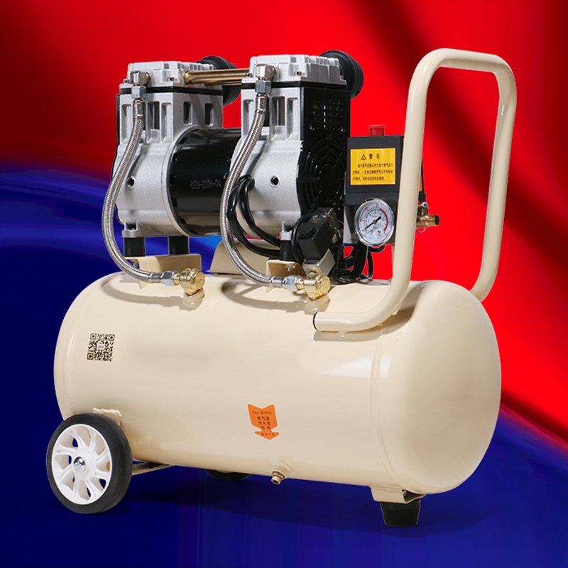 Woodworking Oil - 220V เครื่องอัดอากาศขนาดเล็กปราศจากน้ํามันปั๊มลมเงียบแรงดันสูงเครื่องอัดอากาศอุตสาหกรรมแบบพกพาปั๊มลมงานไม้