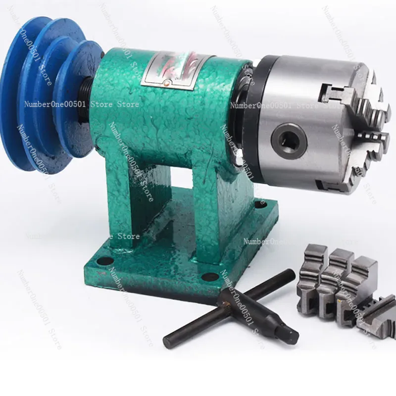 Woodworking Lathe - ชุดดัดแปลงหัวจับแบบสามขาและสี่ขาสำหรับเครื่องกลึงไม้ทำเอง งานไม้ DIY ประกอบโลหะ เครื่องทำลูกปัด ปรับศูนย์อัตโนมัติ