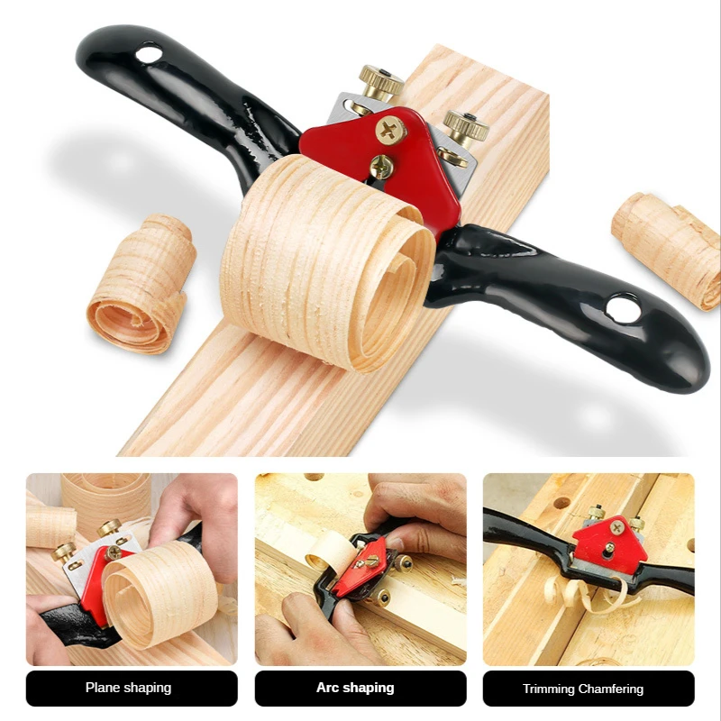 Woodworking Class - เครื่องไสไม้แบบมือหมุน ฐานแบนปรับได้ ขนาด 9 และ 10