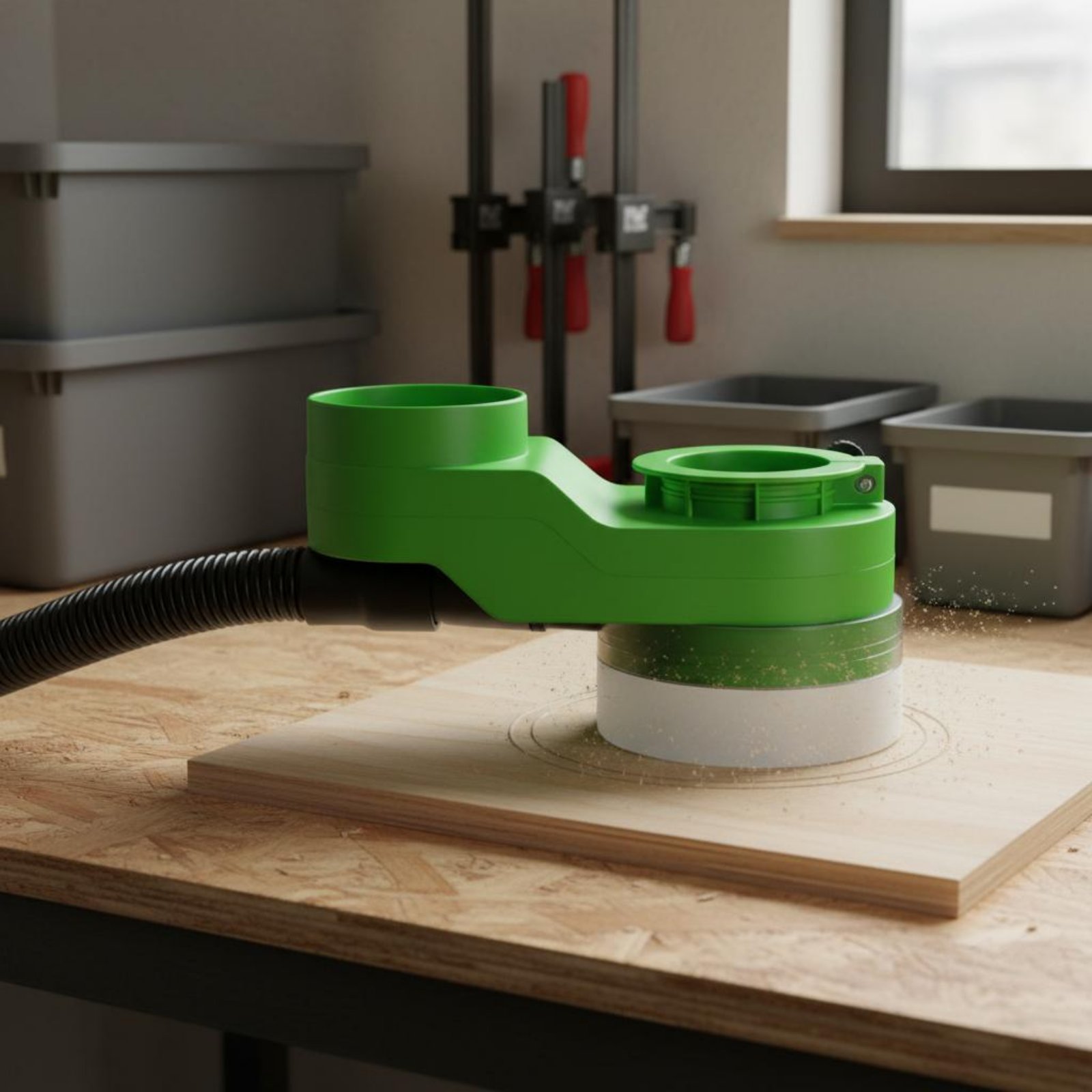 ฝาครอบกันฝุ่นแกนหมุน ฝาครอบดูด - Woodworking Cutting Tools บทวิจารณ์และราคา