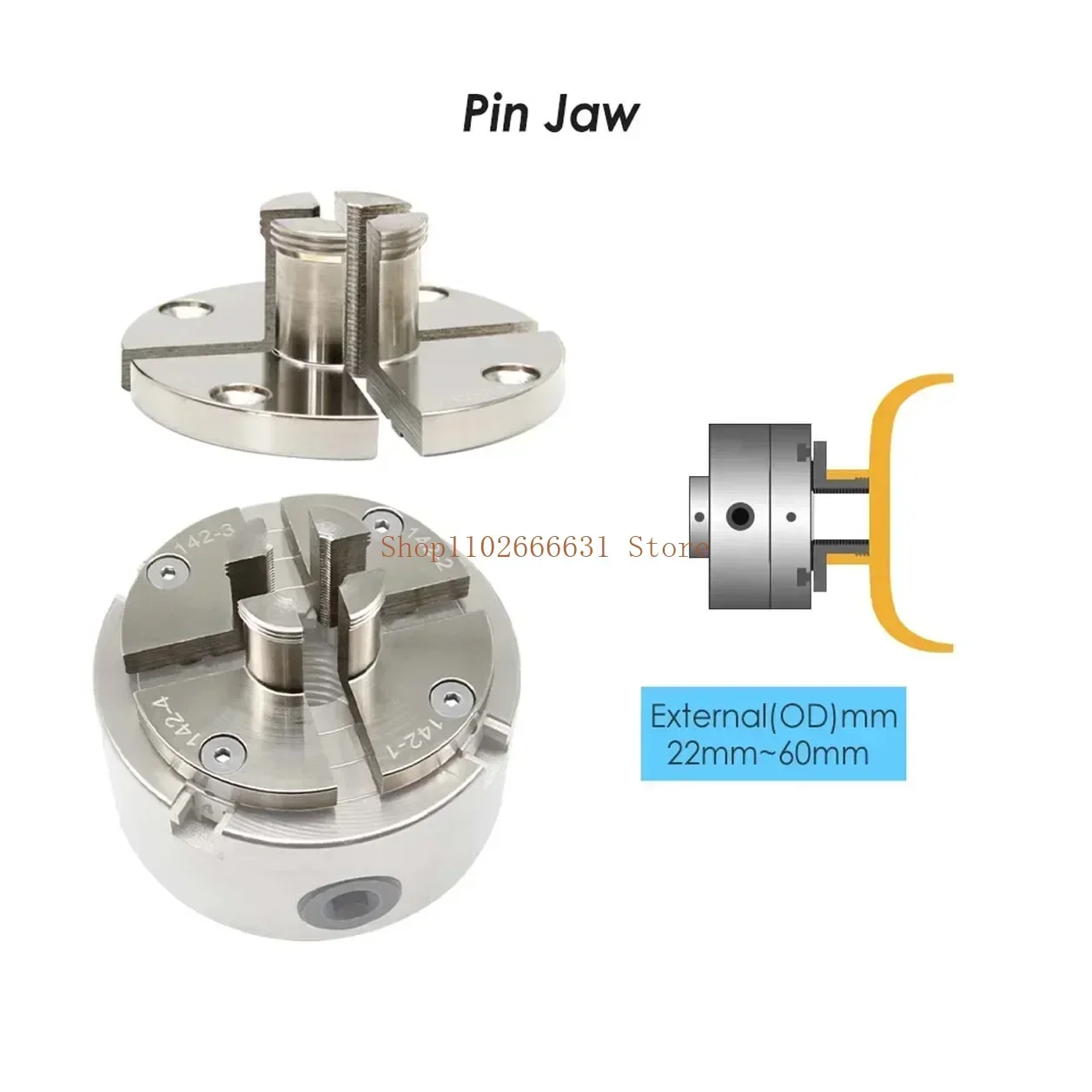1PC ชุบโครเมี่ยมขั้นตอนรอบ PIN - Woodworking Lathe บทวิจารณ์และราคา
