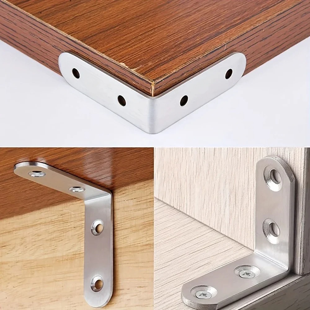 6 ชิ้นสแตนเลส 90 องศามุม L รูป - Woodworking X Brace บทวิจารณ์และราคา