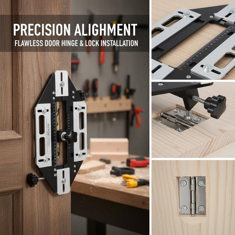 แม่แบบเจาะรูอะลูมิเนียมอัลลอยด - Woodworking Clamp บทวิจารณ์และราคา