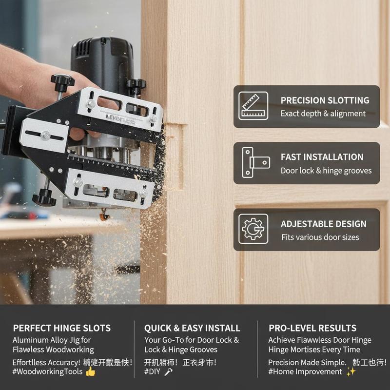 แม่แบบเจาะรูอะลูมิเนียมอัลลอยด - Woodworking Clamp บทวิจารณ์และราคา