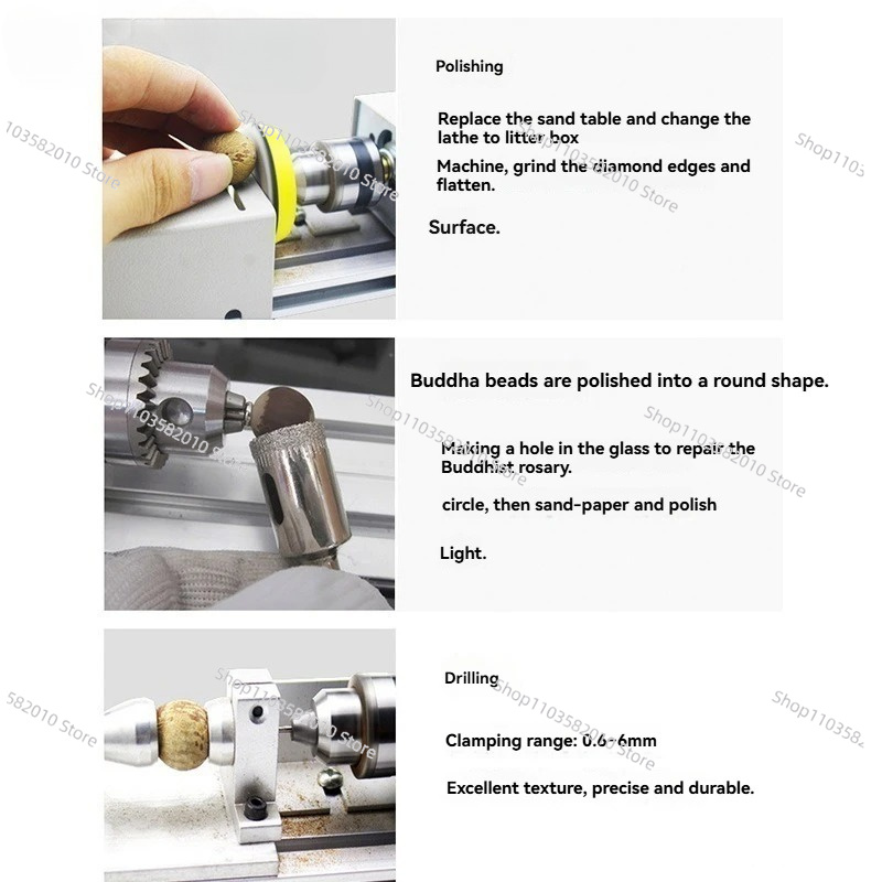 เครื่องกลึงขนาดเล็ก - เครื่องก - Woodworking Lathe บทวิจารณ์และราคา