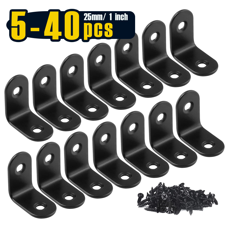 5-40 pcs, มุมรั้ง 25x25 มม.สแต - Woodworking X Brace บทวิจารณ์และราคา