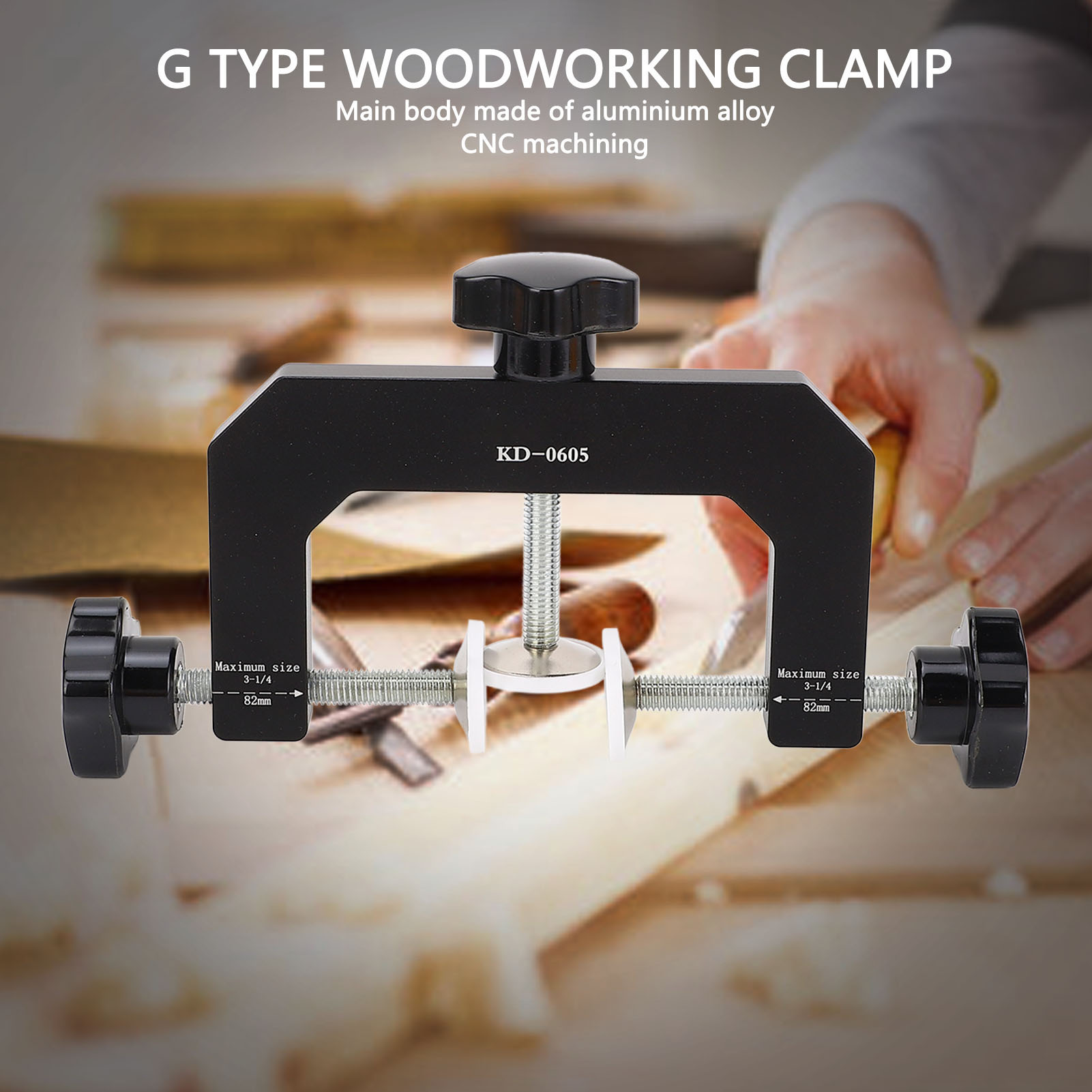 แคลมป์รูปตัว G 3 ทาง อลูมิเนีย - Woodworking Edge บทวิจารณ์และราคา