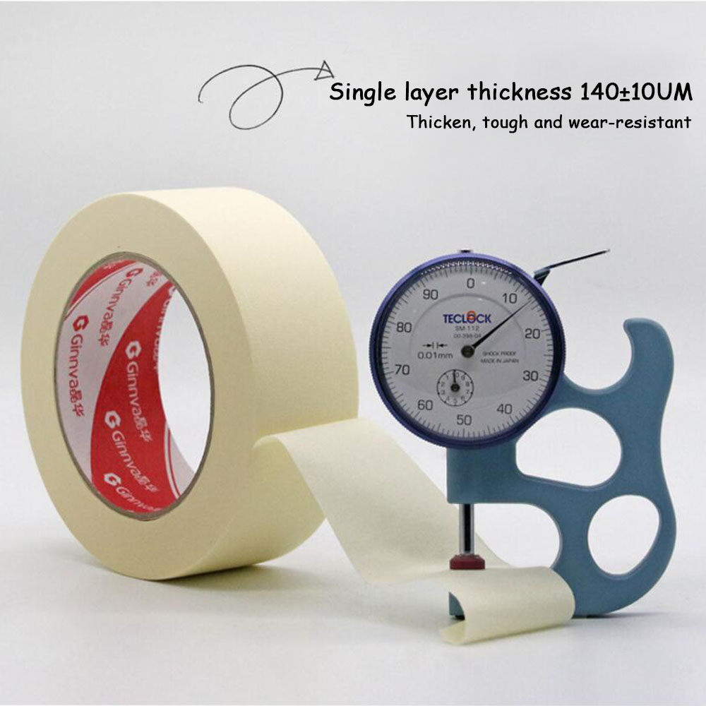5PCS 20M เทปมาสกิ้งสีขาวความหน - Woodworking Oil บทวิจารณ์และราคา