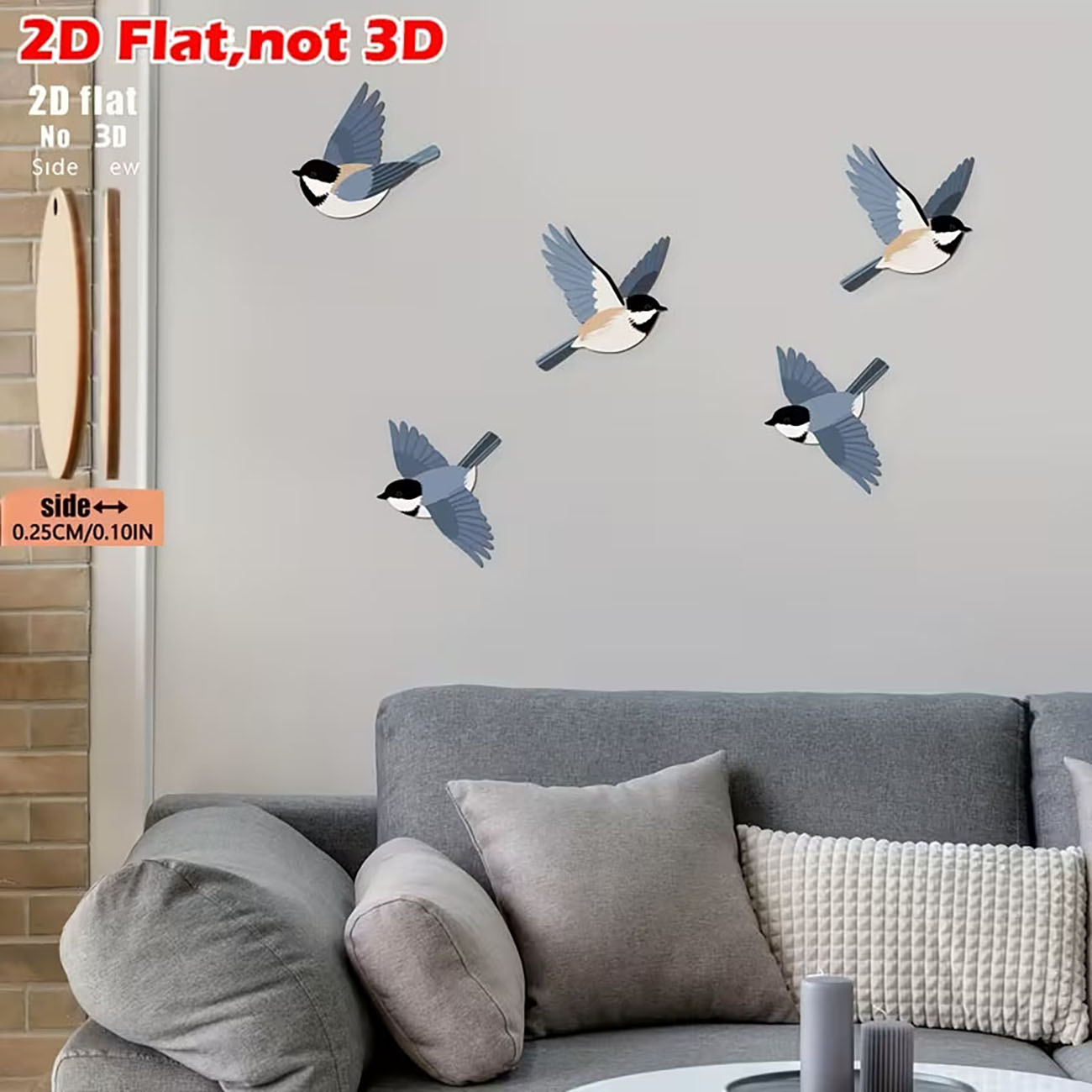 ของตกแต่งผนังไม้รูปนกนางแอ่นแบ - Woodworking Room บทวิจารณ์และราคา