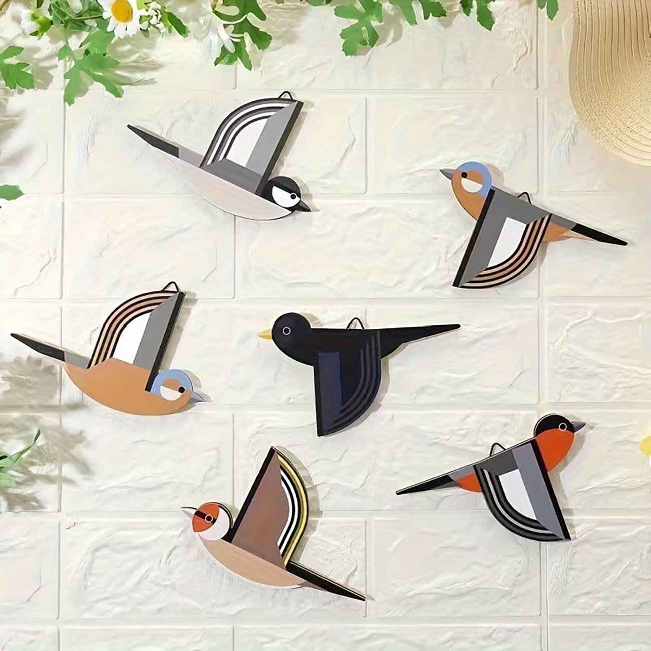 ของตกแต่งผนังไม้รูปนกนางแอ่นแบ - Woodworking Room บทวิจารณ์และราคา