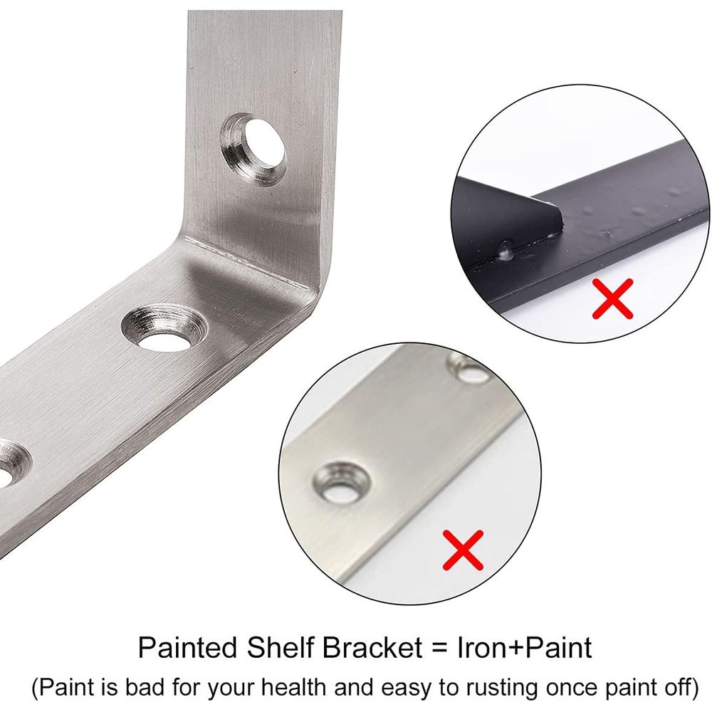 เหล็กค้ำยึดชั้นวางของสแตนเลสแบ - Woodworking X Brace บทวิจารณ์และราคา