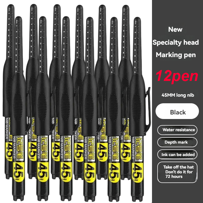 ชุดปากกามาร์กเกอร์หัวยาว 12 ชิ - Woodworking Oil บทวิจารณ์และราคา