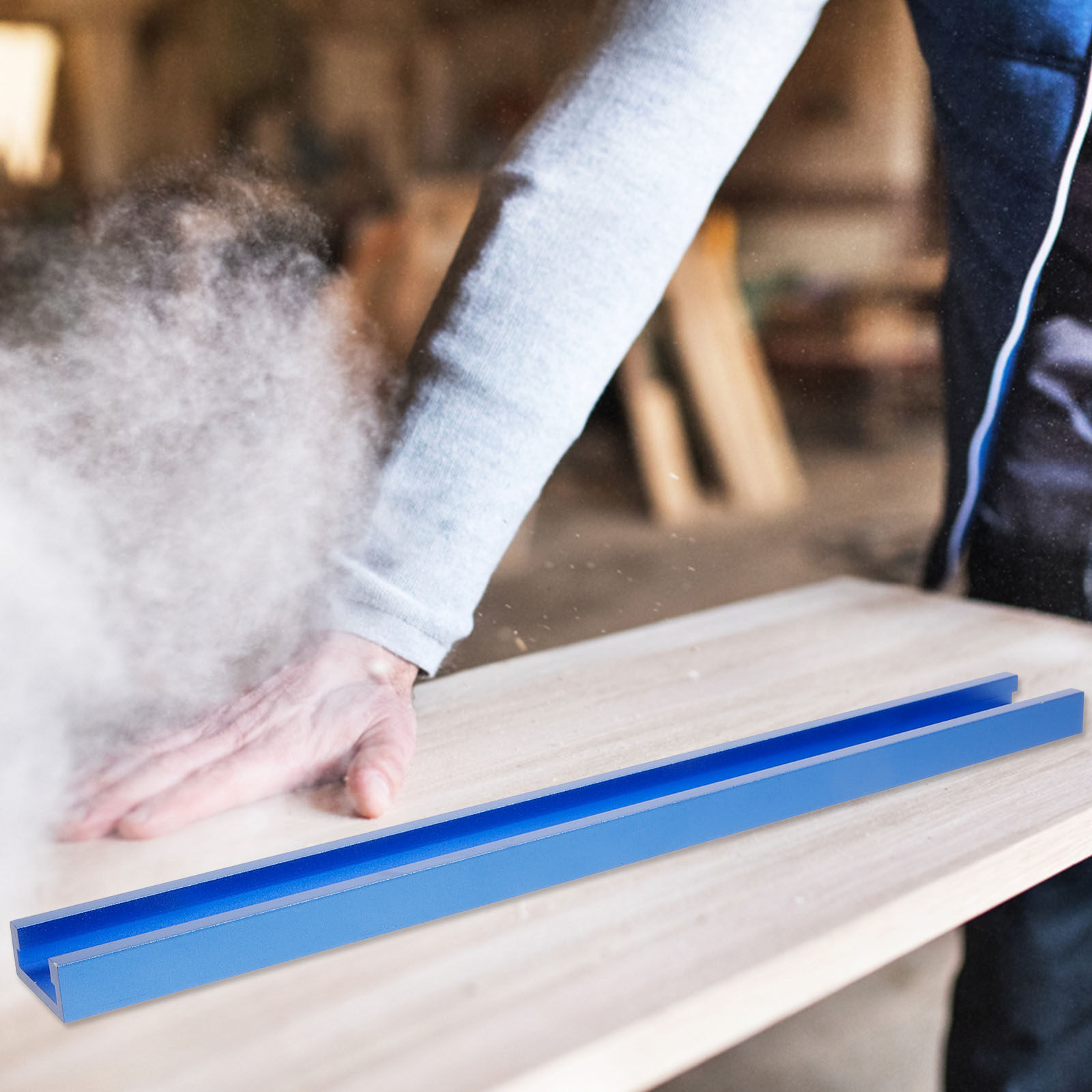 รางเลื่อนอลูมิเนียมแบบ T-Track - Woodworking Cutting Tools บทวิจารณ์และราคา
