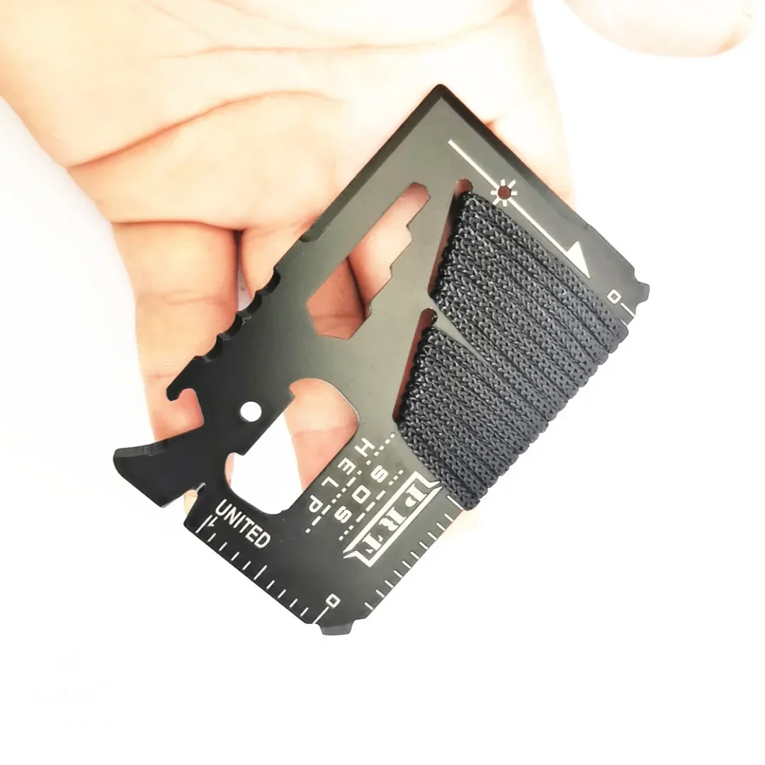 สแตนเลสเครื่องมือฉุกเฉิน EDC บ - Card Scraper Steel บทวิจารณ์และราคา