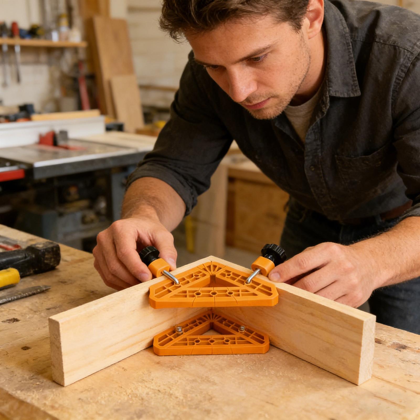ตัวหนีบ 90 องศา 6 ชิ้น ตัวหนีบ - Woodworking Cutting Tools บทวิจารณ์และราคา