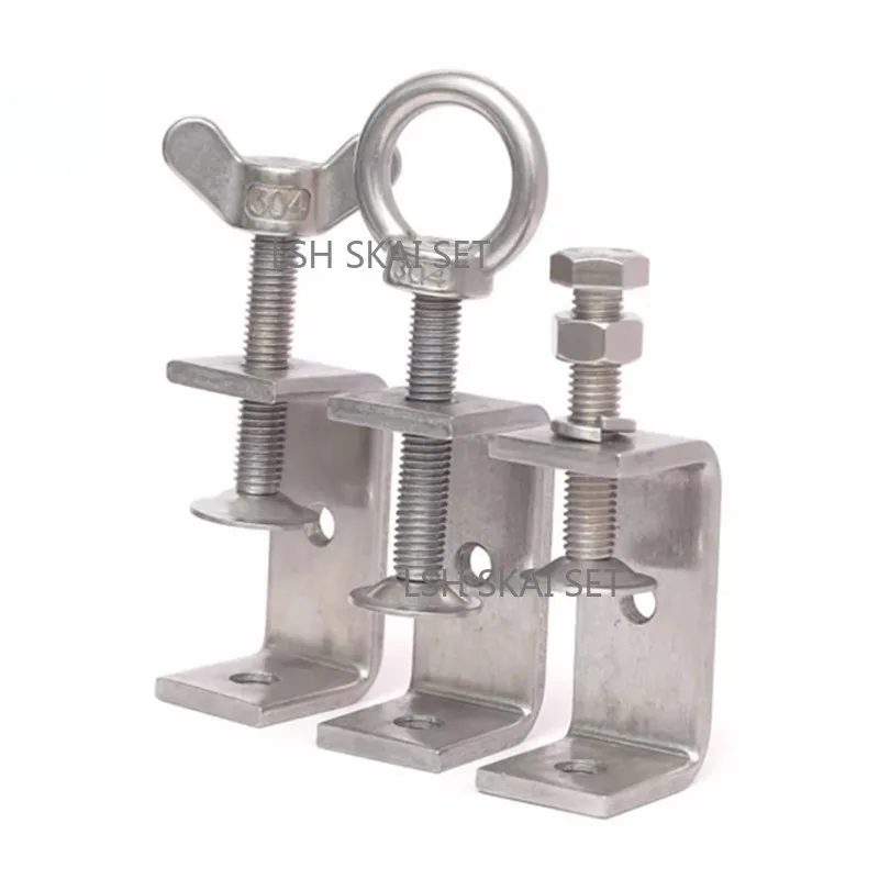 ตัวหนีบแบบ C ทำจากสแตนเลส 304  - Woodworking Clamp บทวิจารณ์และราคา