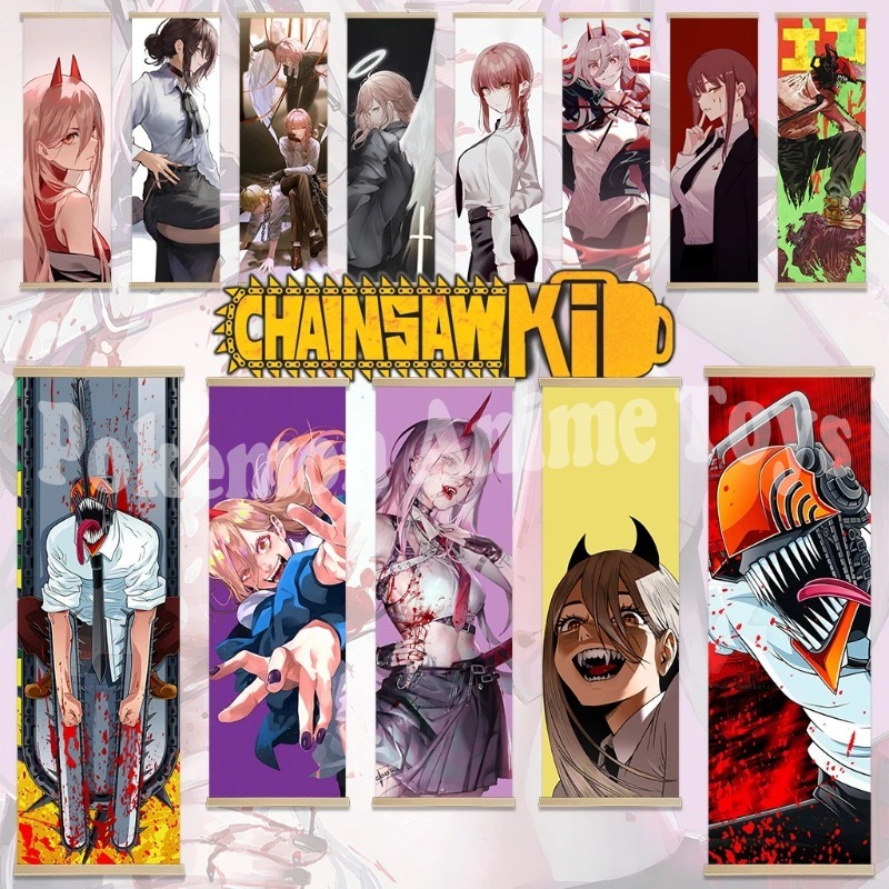 Chainsaw Man Anime Poster Wood - Woodworking Room บทวิจารณ์และราคา