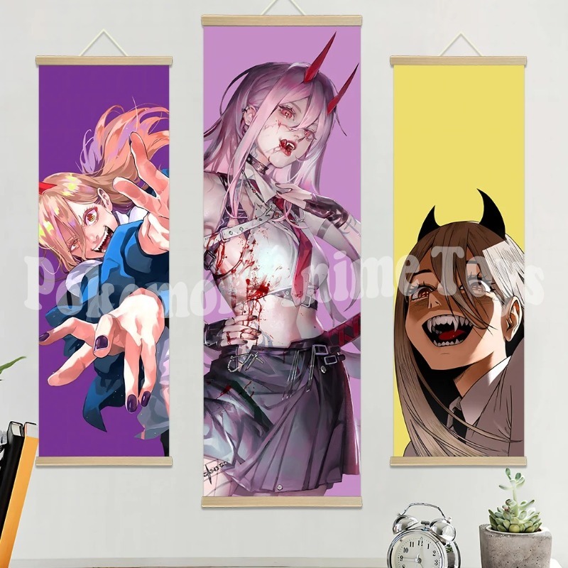 Chainsaw Man Anime Poster Wood - Woodworking Room บทวิจารณ์และราคา