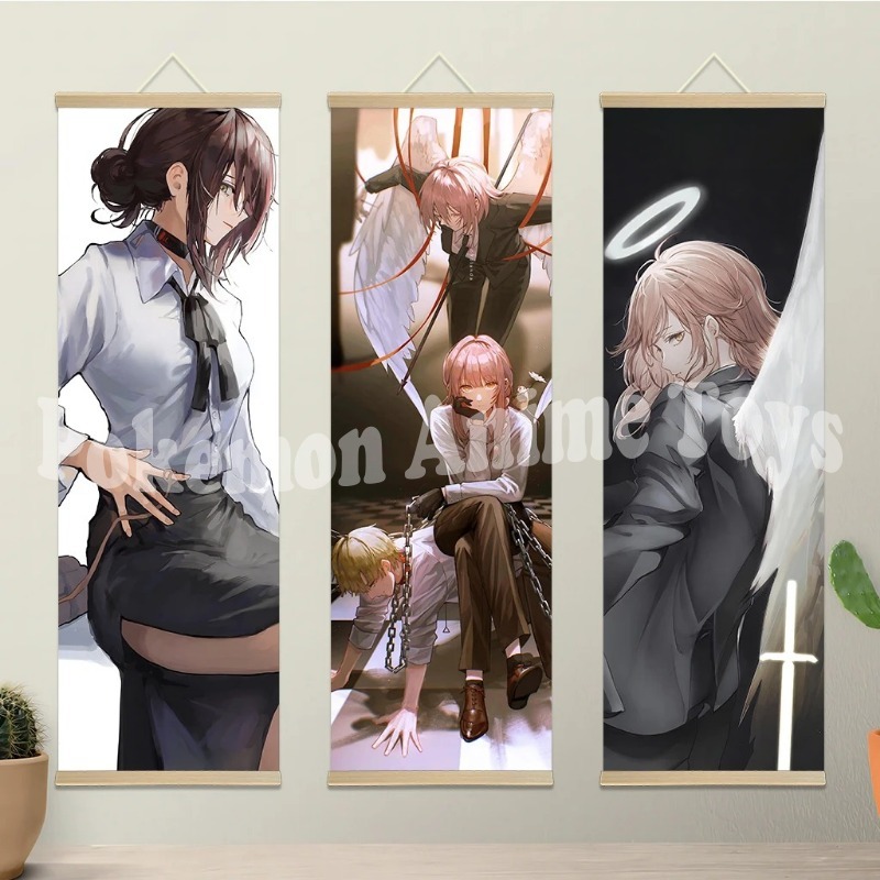 Chainsaw Man Anime Poster Wood - Woodworking Room บทวิจารณ์และราคา