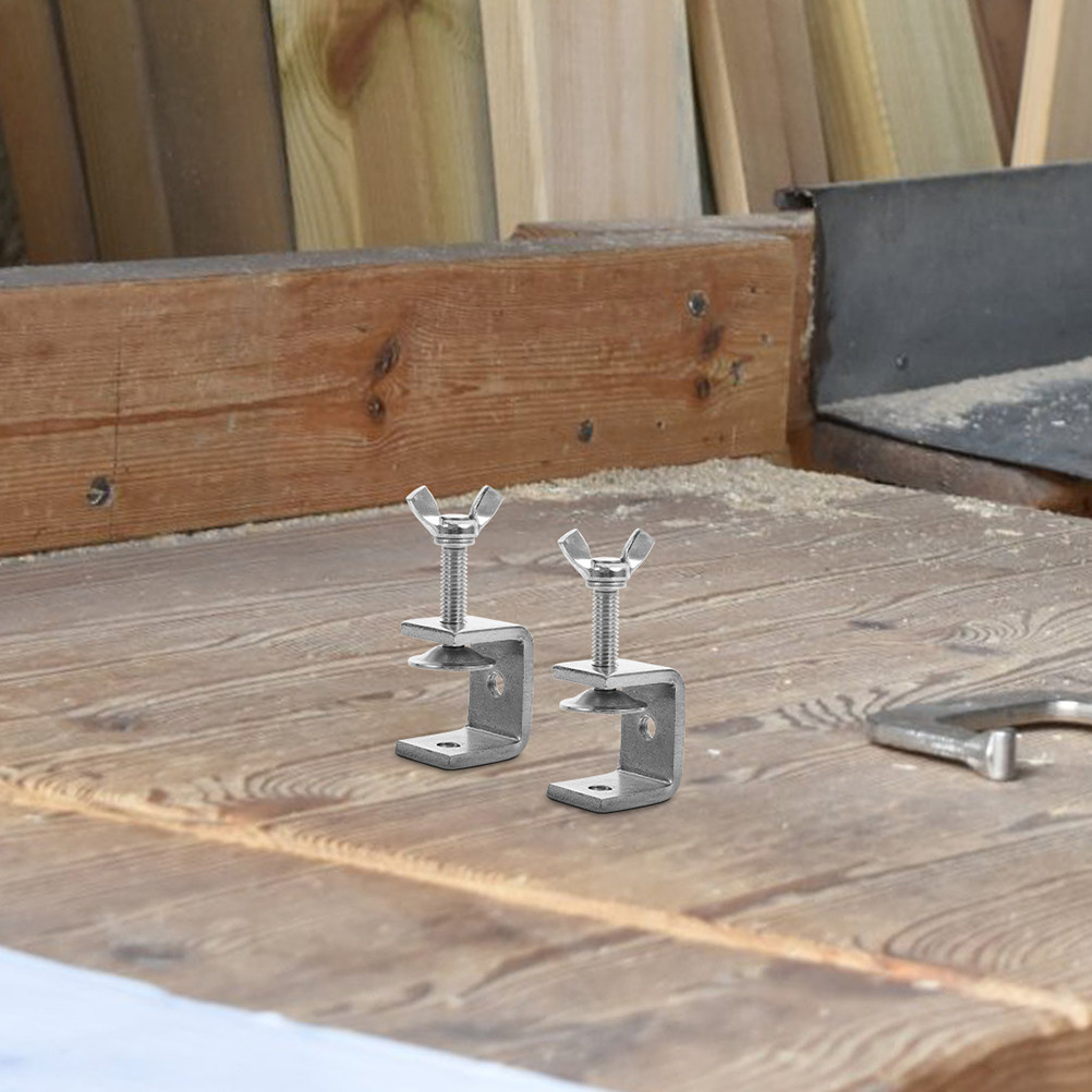 แคลมป์รูปตัว C ขนาดเล็ก 4 ชิ้น - Woodworking Clamp บทวิจารณ์และราคา