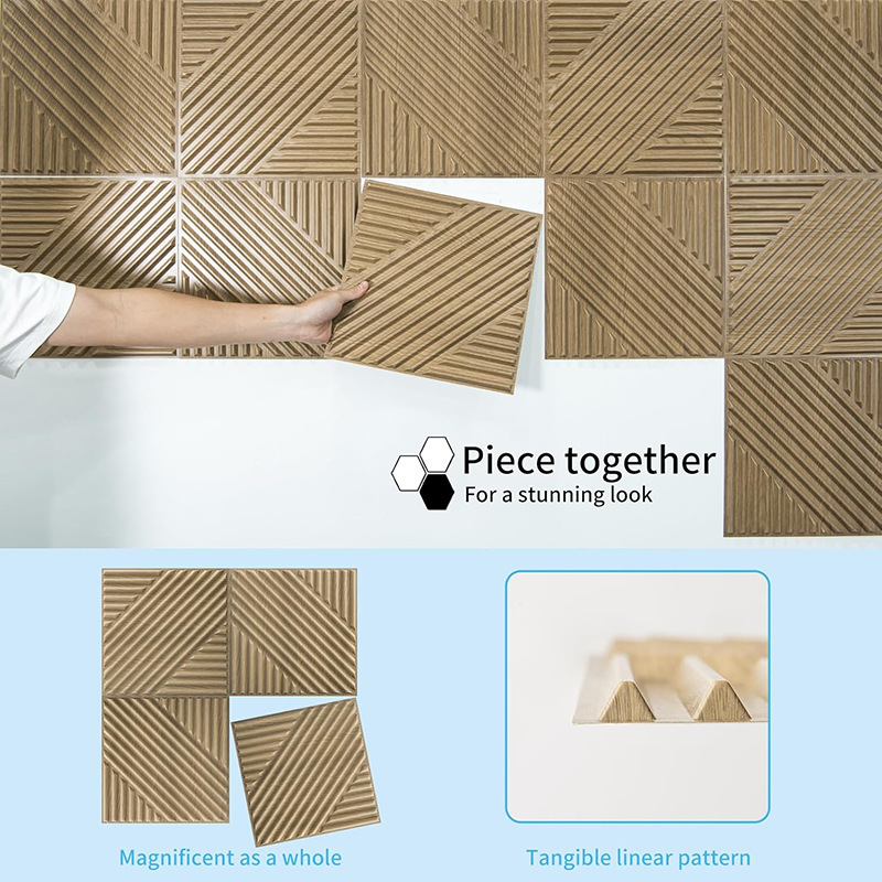 12 ชิ้น 3D ผนัง 30x30 เซนติเมต - Woodworking Room บทวิจารณ์และราคา