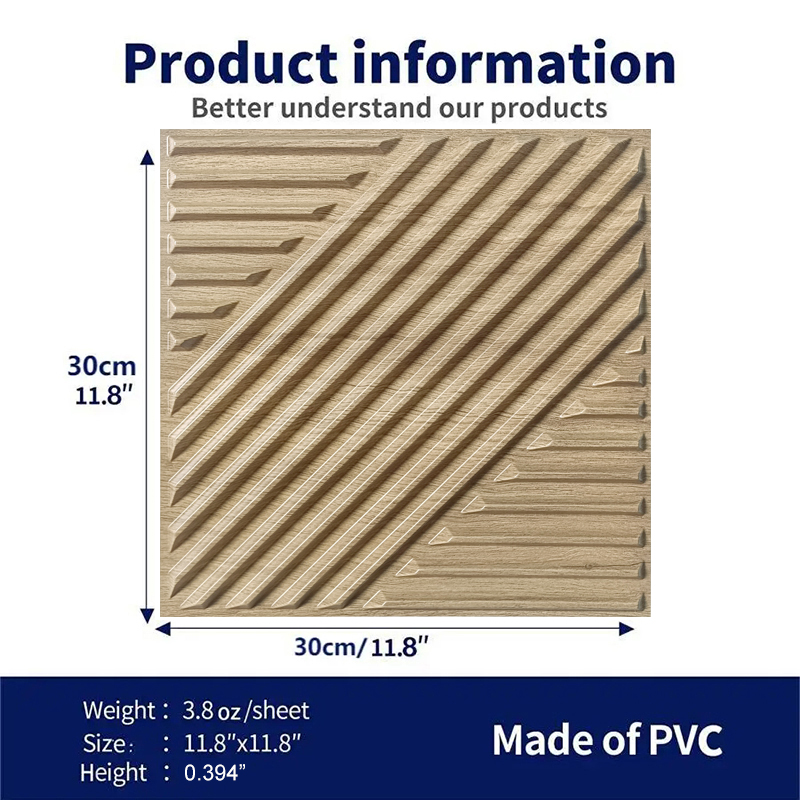 12 ชิ้น 3D ผนัง 30x30 เซนติเมต - Woodworking Room บทวิจารณ์และราคา
