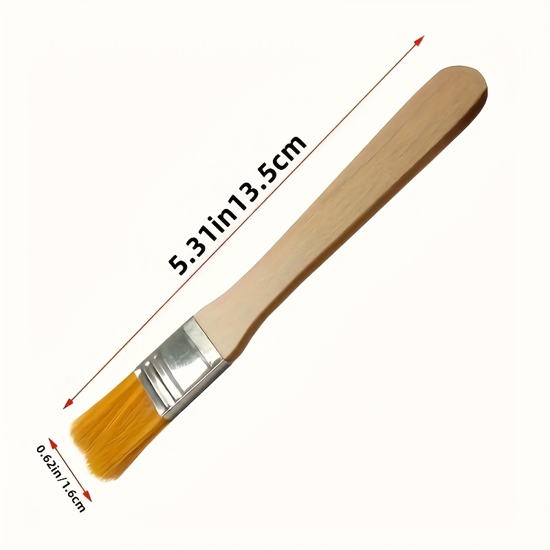 10 ชิ้นไม้ Handle แปรงทาสีขนไน - Woodworking Oil บทวิจารณ์และราคา