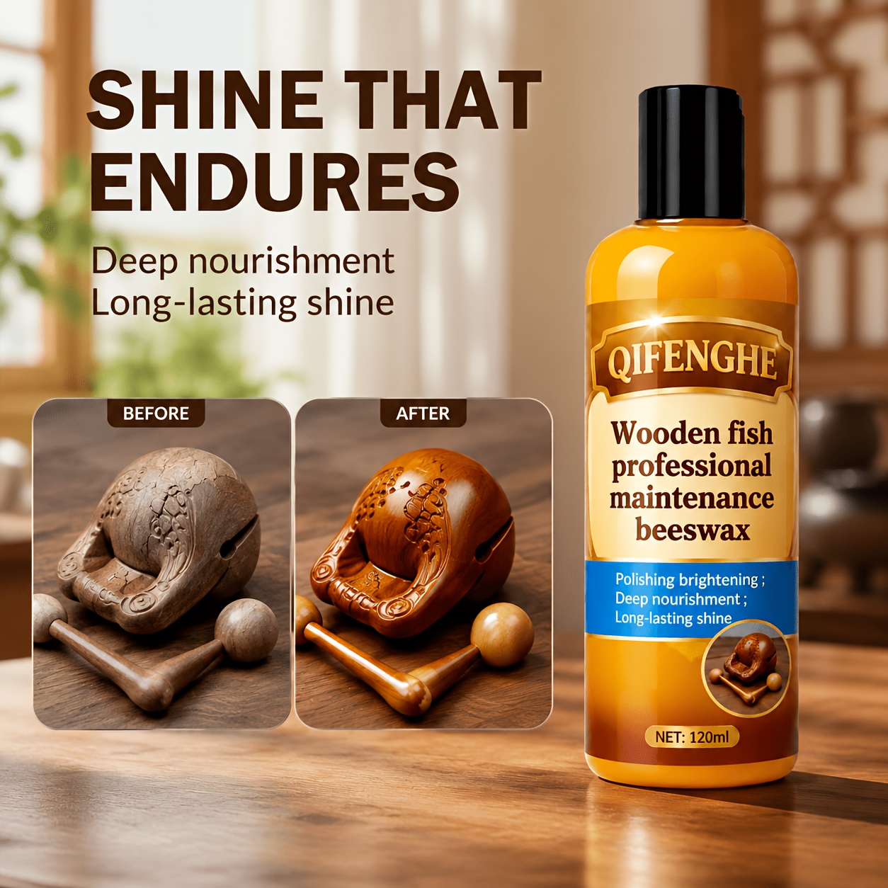 ควิก ไชน์ บีสวอกซ์ สำหรับไม้ 4 - Woodworking Oil บทวิจารณ์และราคา
